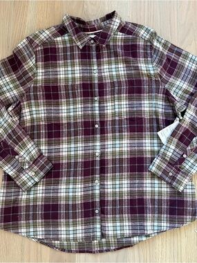 Croft & Barrow Ultra Soft Flannel Shirt – XXL – Plaid – NWT